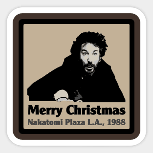 Nakatomi Plaza Christmas 1988 Sticker